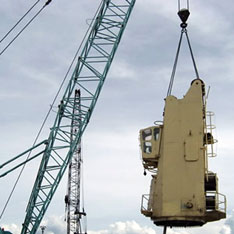 Deck crane