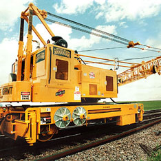 Railroad crane